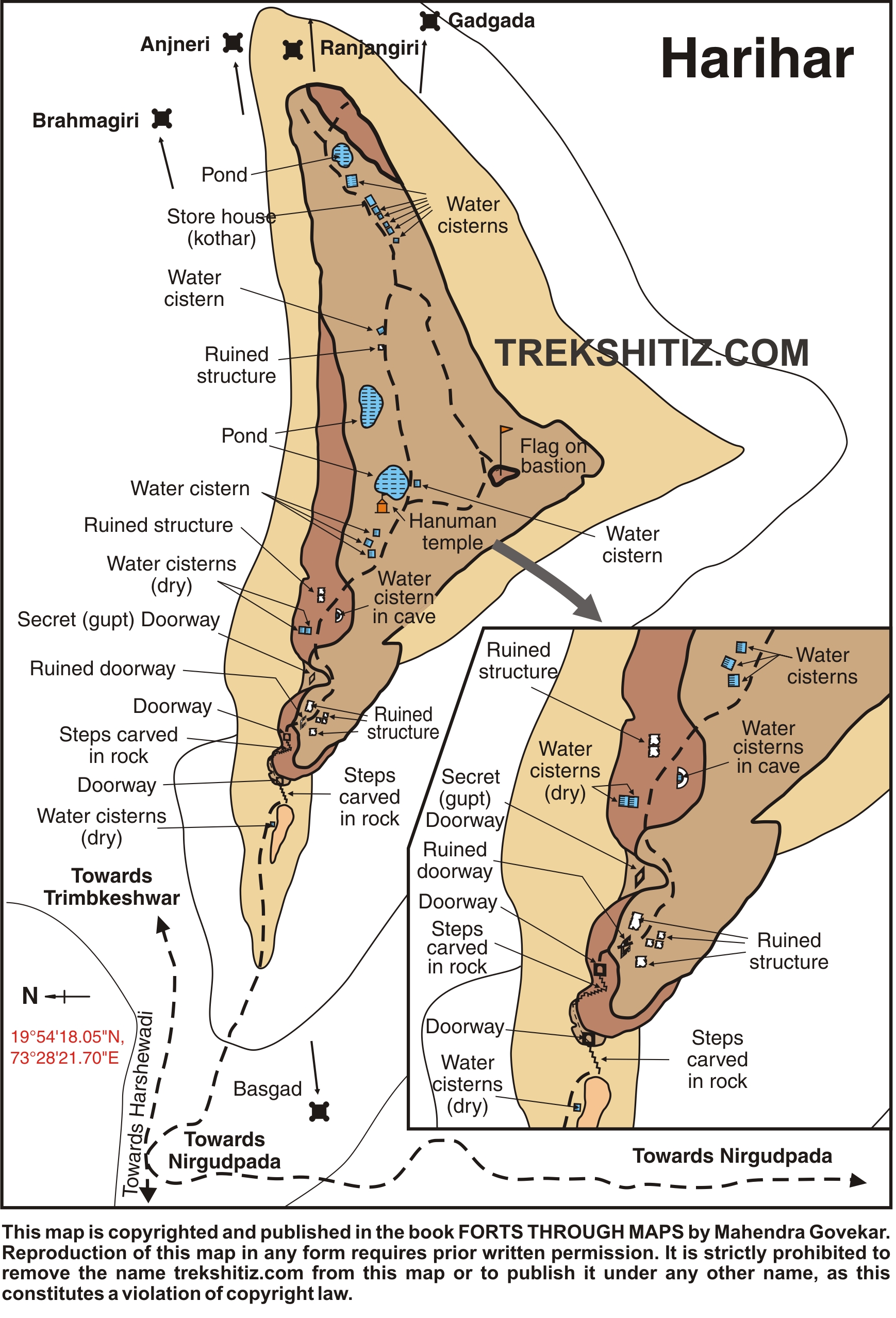 Harihar English Map